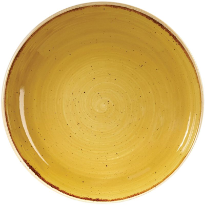 Churchill Stonecast Mustard Evolve Coupe Bowl 7.25" (Pack