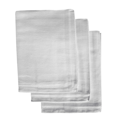 Professional Honeycomb Tea Towel in Plain White 51x73cm (Pack 10)