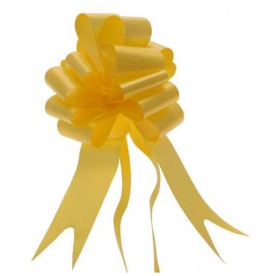Pullbow 50mm Yellow (Pack 20)