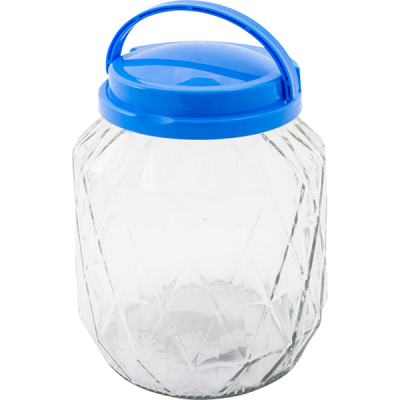Glass Storage Jar Canister 2 Litre