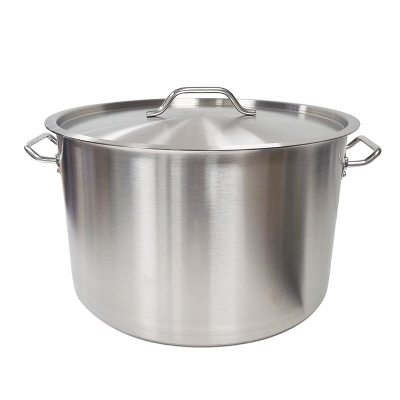 Professional Stainless Steel Casserole & Lid 45cm, 44 Litres