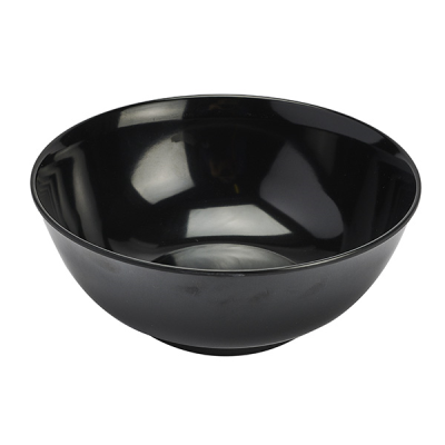 Melamine Footed Bowl Black 21cm