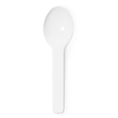 Vegware PLA White Ice Cream Spoons 3" (Pack 100)