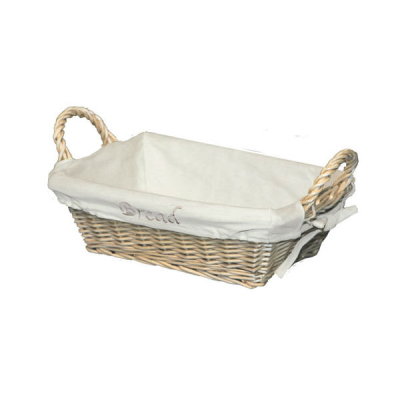 Natural Bread Basket Rectangle 28 x 21 x 9cm
