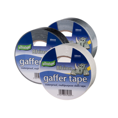 Rhino Gaffer / Cloth Tape Assorted Colours 50mm x 4.5 meter (Pack12)