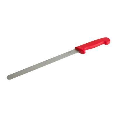 Colour Coded 12" Slicer Serrated Blade Red