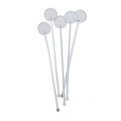 Disc Stirrers Clear 7" Pack of 100