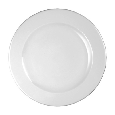 Churchil White Profile Footed Plate 12" (Pack 12)