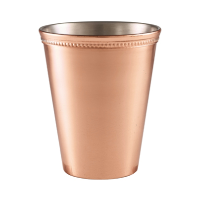 GenWare Beaded Copper Plated Serving Cup 38cl/13.4oz 