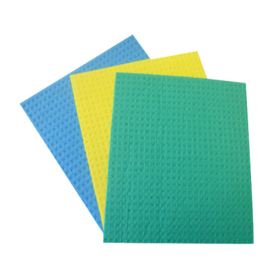 Super Absorbant Sponge Cloths Assorted Colours 20x18cm (Pack 10)