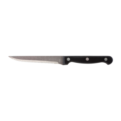 Black Poly Handle Steak Knives 22cm (Pack 12)