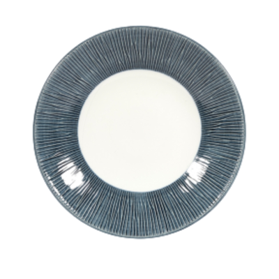 Churchill Bamboo Spinwash Mist Deep Coupe Plate
