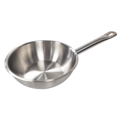Professional Stainless Steel Sauteuse Pan 18cm, 1.4 Litres