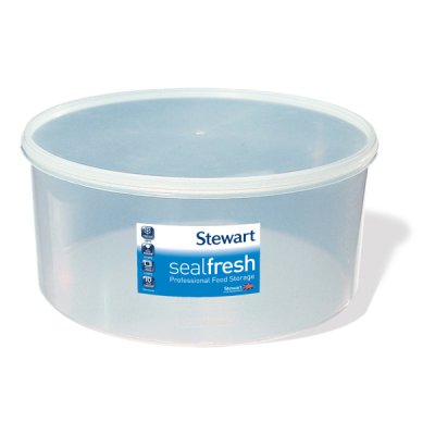 Stewart Sealfresh Clear Round Container 12.8 Litre