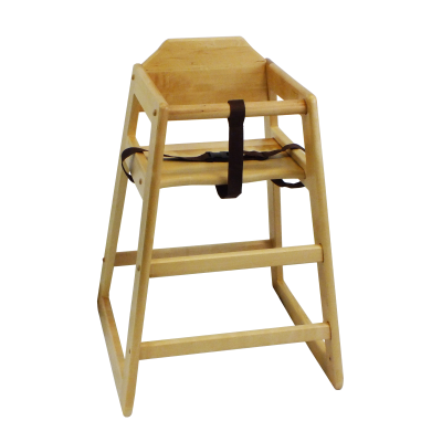 Wooden Baby High Chair Natural