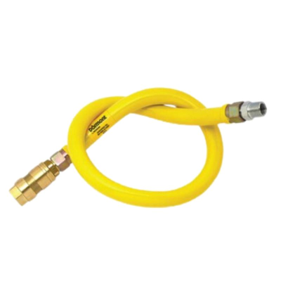Dormont Yellow Gas Pipe 1/2" x 1.5M Quick Release