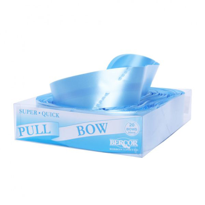 Pullbow 50mm Blue Flora Charm (Pack 20)