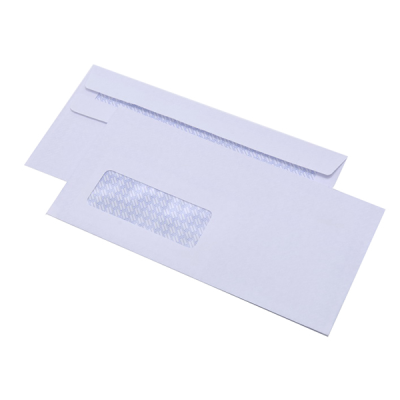 White Envelope DL Window Self Seal (Pack 50)