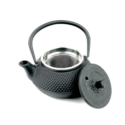 Mandarin Teapot Black 10oz (30cl) - with Infuser