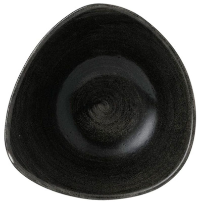 Churchill Stonecast Patina Iron Black Lotus Bowl 7" (Pack 12)