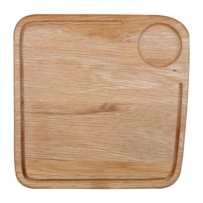 Art De Cuisine Wooden Square Board Large 12"x12"x0.8" (Pack 4)