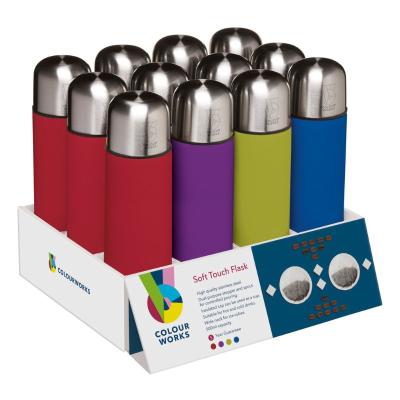 Colourworks Stainless Steel Vacuum Flasks 350ml