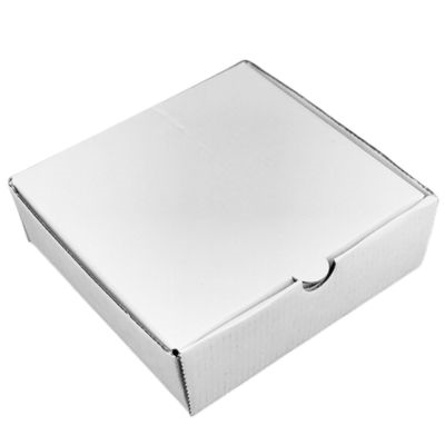Corrugated Box, Chip, White, 145 x 138 x 46 mm (Pack 100)