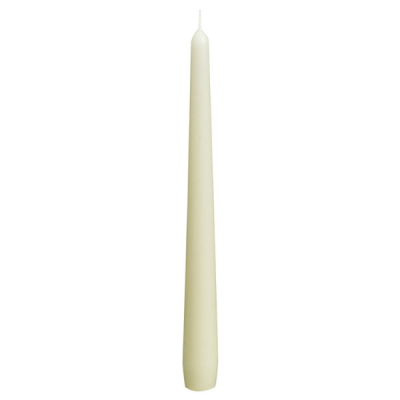 Bolsius Tapered Candles Ivory 23 x 240mm (Pack 100)