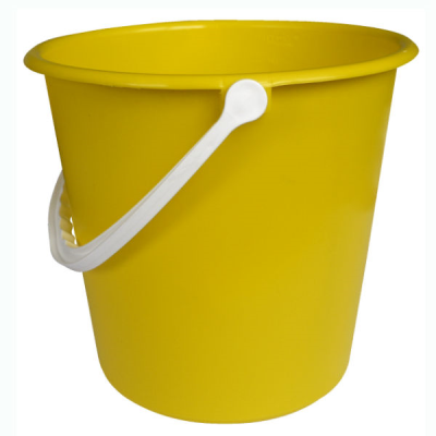 Standard 9 Litre Round Mop Bucket Yellow