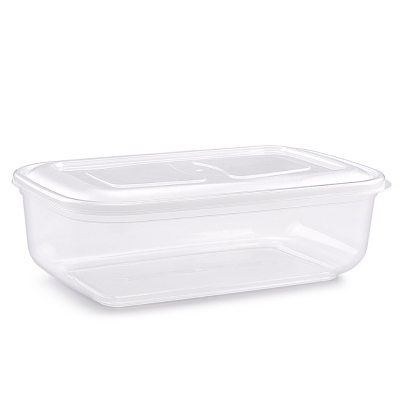 Plasticforte Rectangular Food Storage Container with Lid 3.7 Litres
