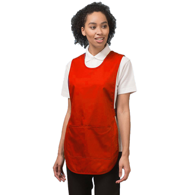 Woman's Tabard with 2 Pockets Red X Large