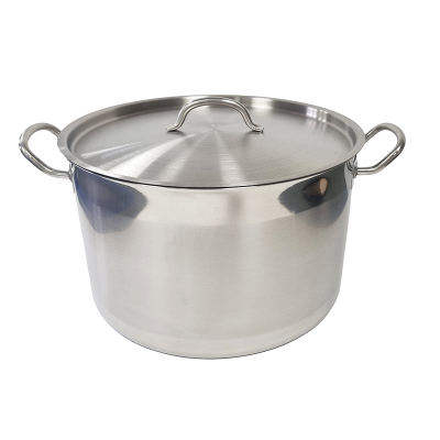 Professional Stainless Steel Casserole & Lid 28cm, 12 Litres