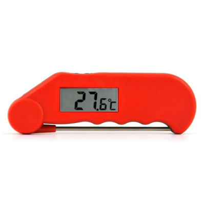 ETI Gourmet Folding Probe Thermometer Red