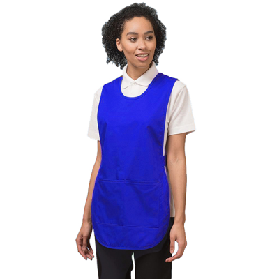 Woman's Tabard with 2 Pockets Royal Blue Large
