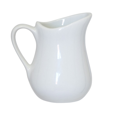 Apollo White Ceramic Milk / Cream Jug 125ml