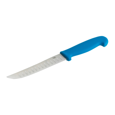 Colour Coded 5" Scalloped Utility Knife Blue