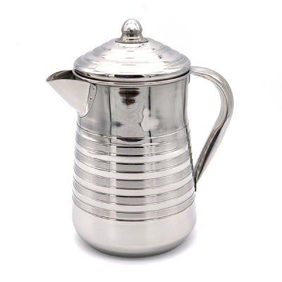 Silverline Stainless Steel Water Jug with Lid 2.5 Litre
