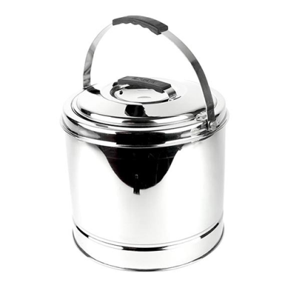 Stainless Steel Insulated Round Food Carrier 15 Litre