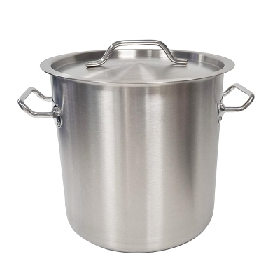 Professional Stainless Steel Deep Stock Pot 25cm, 12 Litres