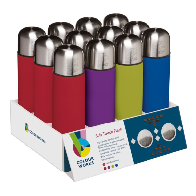 Colourworks Stainless Steel Vacuum Flasks 500ml