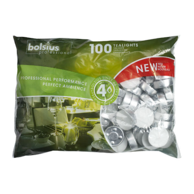 Bolsius Tealight 4hr (Pack 100)