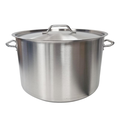 Professional Stainless Steel Casserole & Lid 50cm, 58 Litres