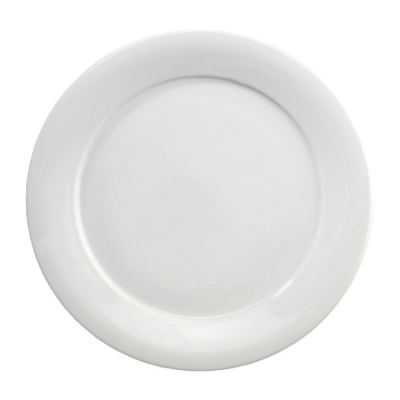Art De Cuisine Menu Porcelain Mid Rim Plate 9" (Pack 6)