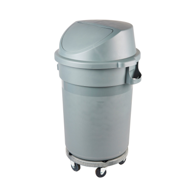 Dustbin with Dolly Swing Lid 120 Litre