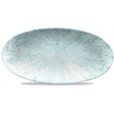 Churchill Stone Aquamarine Oval Chefs Plate 11.8x5.75" (Pack 12)