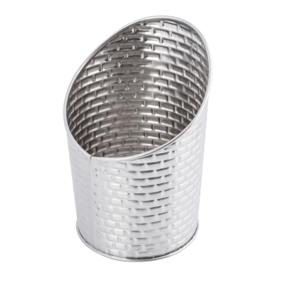 280ml Brickhouse Slanted Round Fry Cup, Stainless Steel
