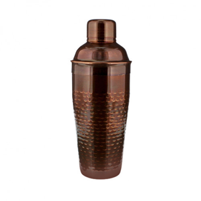 Stainless Steel Cocktail Shaker in Antique Copper 26.5oz / 75cl