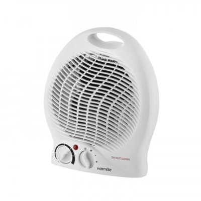 Warmlite Upright Fan Heater, 2000 Watt, White