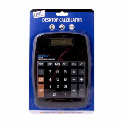 Just Stationery Desk Calculator with Pop up display 144x190mm