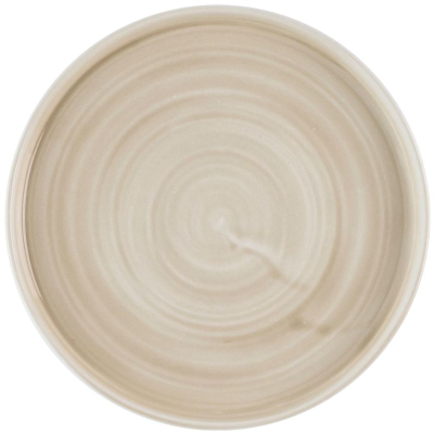 Churchill Stonecast Canvas Natural Walled Plate 8.25" (Pack 6)